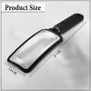 GLUN® Foot Grater Callus Remover Pedicure Tool, Stainless Pack of 1, Black Colour, Foot Callus Remover for Feet Care, Surgical Grade, Foot Scrubb