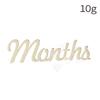 Wooden Baby Milestone Photo Props - English Numbers & Months