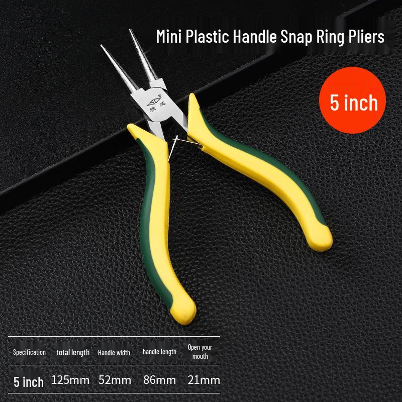 Small Pointed Nose Snap Ring Pliers for Internal/External Circlip, Spring, Expansion, and Retaining Rings