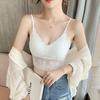 Korean Style Lace Wireless U-Back Camisole Bustier Bra for Women and Students