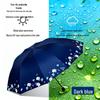 Tiantiansan Stylish Enlarged Folding Umbrella for Sun and Rain, Storm-Proof for Women