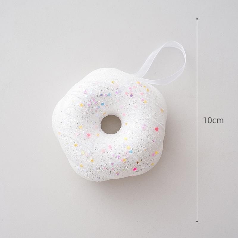 Christmas decorations pink candy Christmas cane snowman pendant Christmas tree decoration pendant window arrangement props