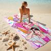 Beach Towel with K-Pop Demon Hunters Pattern - Soft,absorbent,machine Washable Lightweight&Modern,swimming,Travel Essentials