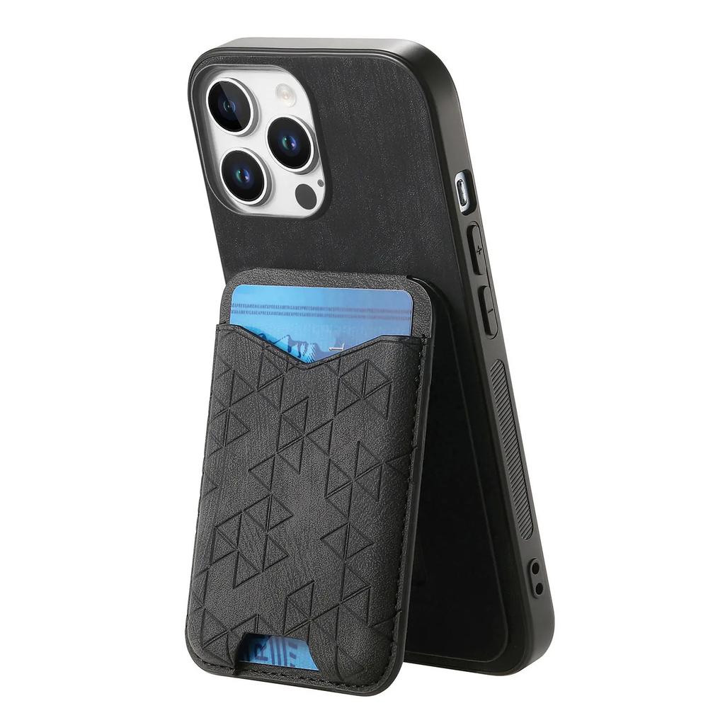 Vertical Cards Solt Wallet Leather Case For iPhone 16 Pro Max 15 Plus 14 13 12 11 SE 2024 Vintage Bag Pocket Stand Holder Cover