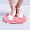 Doccia esfoliante Raschietto per massaggio Bagno Tappetino da bagno antiscivolo Spazzola per massaggio alla schiena Lavaggio dei piedi in silicone Strumento per la pulizia del corpo