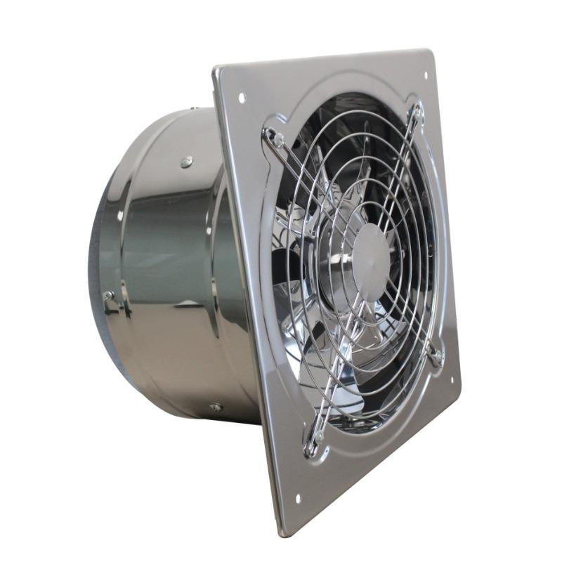 6/7/8inch Booster Extractor Exhaust fan Ventilation Pipe Fan for Bathroom Toilet Kitchen Wall Window Stainless Steel Fan