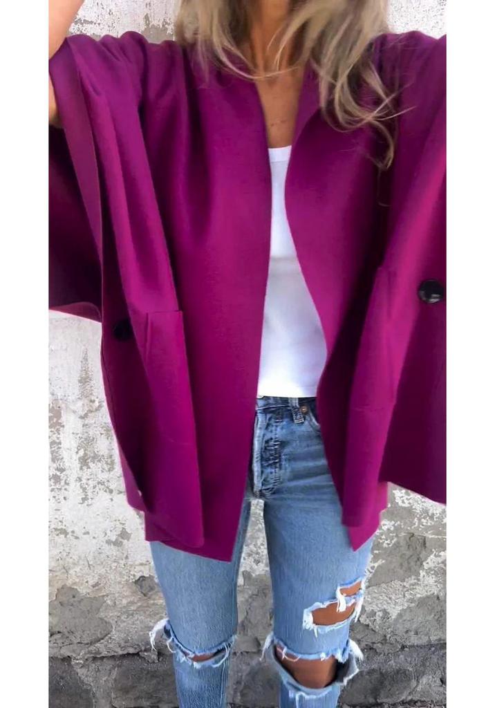 2024 Women's Autumn/Winter Lapel Cape Coat