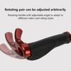 Anti-Slip Rubber Bicycle Handlebar End Cover Aluminum Alloy Lock Mountain Bike Handlebar Bicycle Anti-Slip Handle Cover