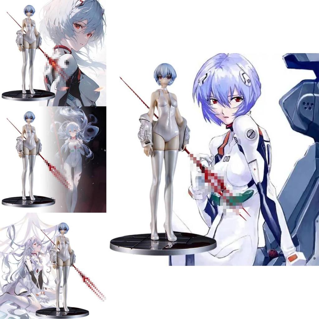 Stunning Eva Series Pvc Models Of Rei Ayanami And Asuka Langley For Display