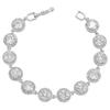 ZHUKOU 8 styles Gold Women's Bracelet CZ Crystal Zircon Shiny Bracelet Women Jewelry VL143