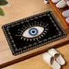 Evil Eye Welcome Mat Non-Slip Machine Washable Floor Mat for Home Outdoor Entryway Balcony Home Decor Rug Outdoor Mat Decor