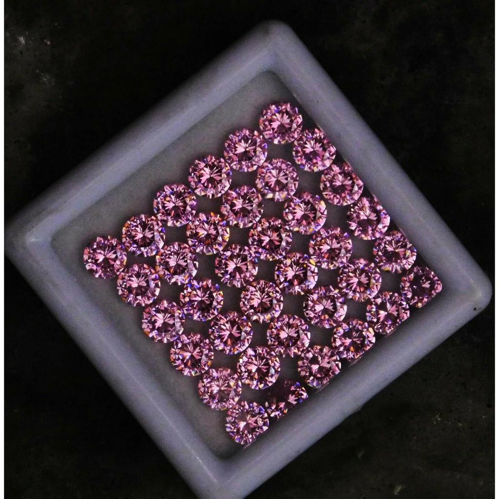 CERTIFIED Natural Pink Sapphire 16 Pcs, 5 MM Round Cut Loose Gemstone Lot