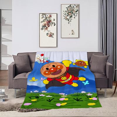 Niedliches A-Anpanman-bedrucktes bequemes und weiches Sofa, Wohnzimmerbett, Schlafzimmerdecke, geeignet für Reisen und Geschenke