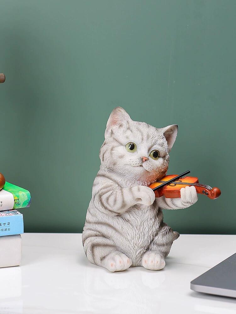 

Креативное украшение в виде кошки, милый домашний стол для гостиной, стол для спальни, прихожей, украшение для рабочего стола, подарок на день рождения для девочки
