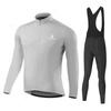 Autumn Cycling Suit Set  Pro Team Cycling Jersey 19D Bib Set MTB Uniform Bicycle Clothing Quick Dry Bike Clothes Mens Long Sleeves Wear