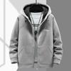 Heren herfst- en winter dikke shakerjas met oversized warme capuchon
