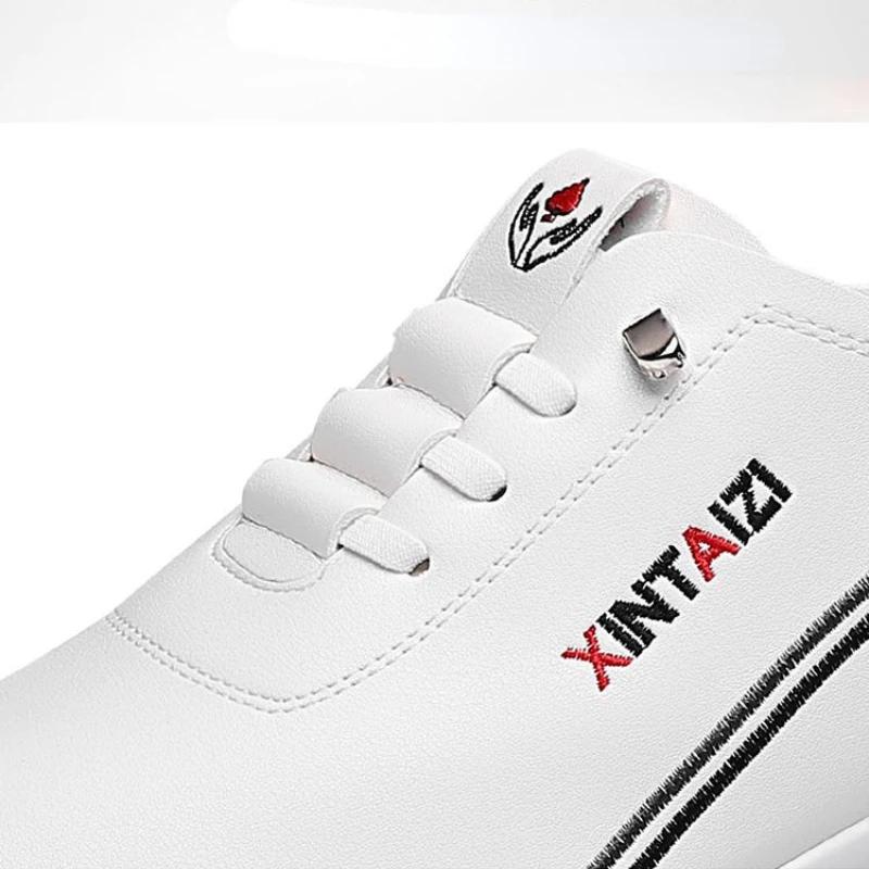 Fashion Men's Casual Shoes ,2025 Soft-soled, Comfortable and Casual Leather Shoes, Versatile and Trendy New Spring White Sneakers