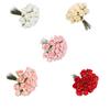 Artificial Flowers Fake Rose Bridal Bouquets 20 Heads Handheld for Arrangements Wedding Table Centerpieces Home Party