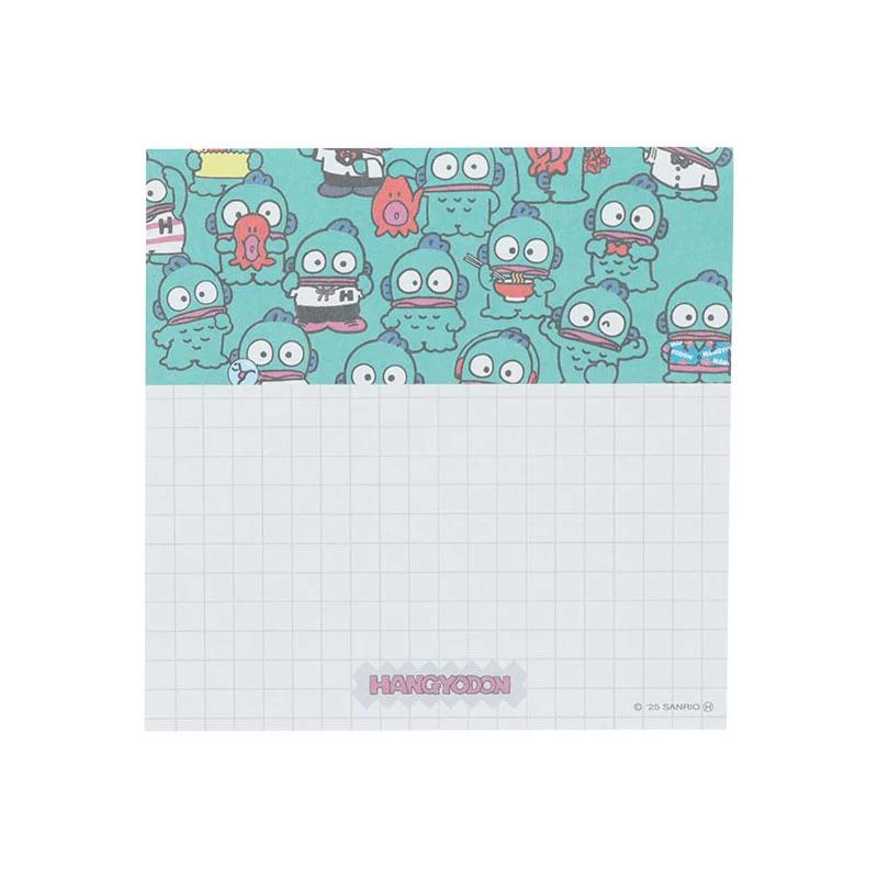Sanrio Hangyodon Square Memo Pad ( Retro ) Japan NEW Sanrio Characters