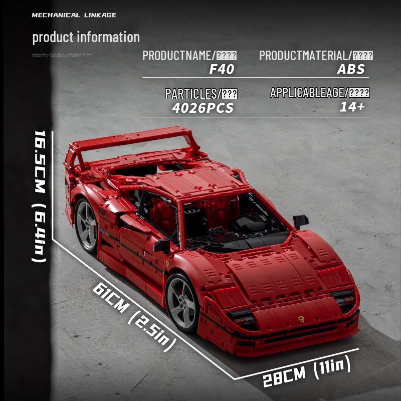 

JD040 Бао 1:Набор конструктора суперкар M4 – Игрушка с дистанционным управлением для взрослых энтузиастов