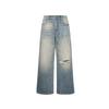 Rhinestone Distressed Design Fashionable Luxury Trendy Versatile Jeans Unisex Jeans OFFJNGDEN203Q