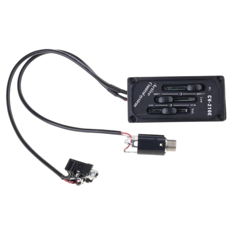 Active Violin Sound Control Accessory Equipped With Output Jacks and Noise Reduction Technology