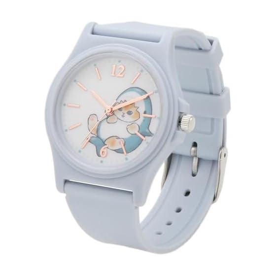 [Fieldwork] Wristwatch mofusand shark blue urethane band MSD001-3