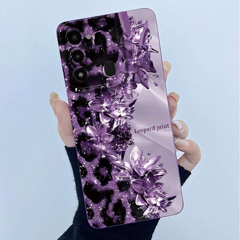 For Tecno Spark 8C Phone Case KG5k KG5j Cute Panda Girls Cats Liquid Silicone Back Cover For Tecno Spark Go 2022 Spark8C Funda