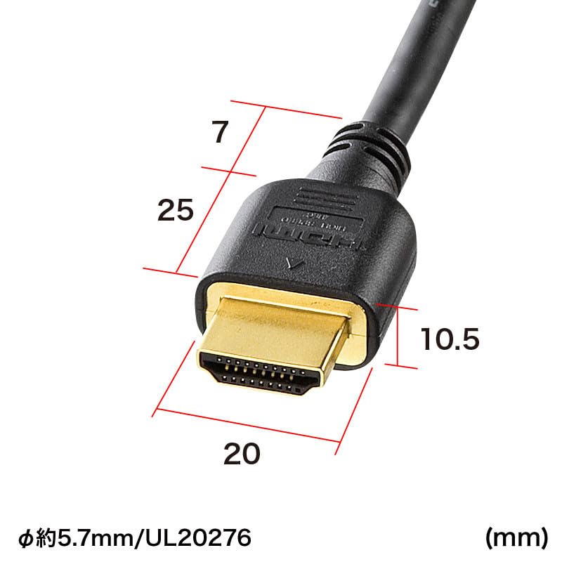 Sanwa Supply High Speed HDMI Cable 1m Black KM-HD20-10H