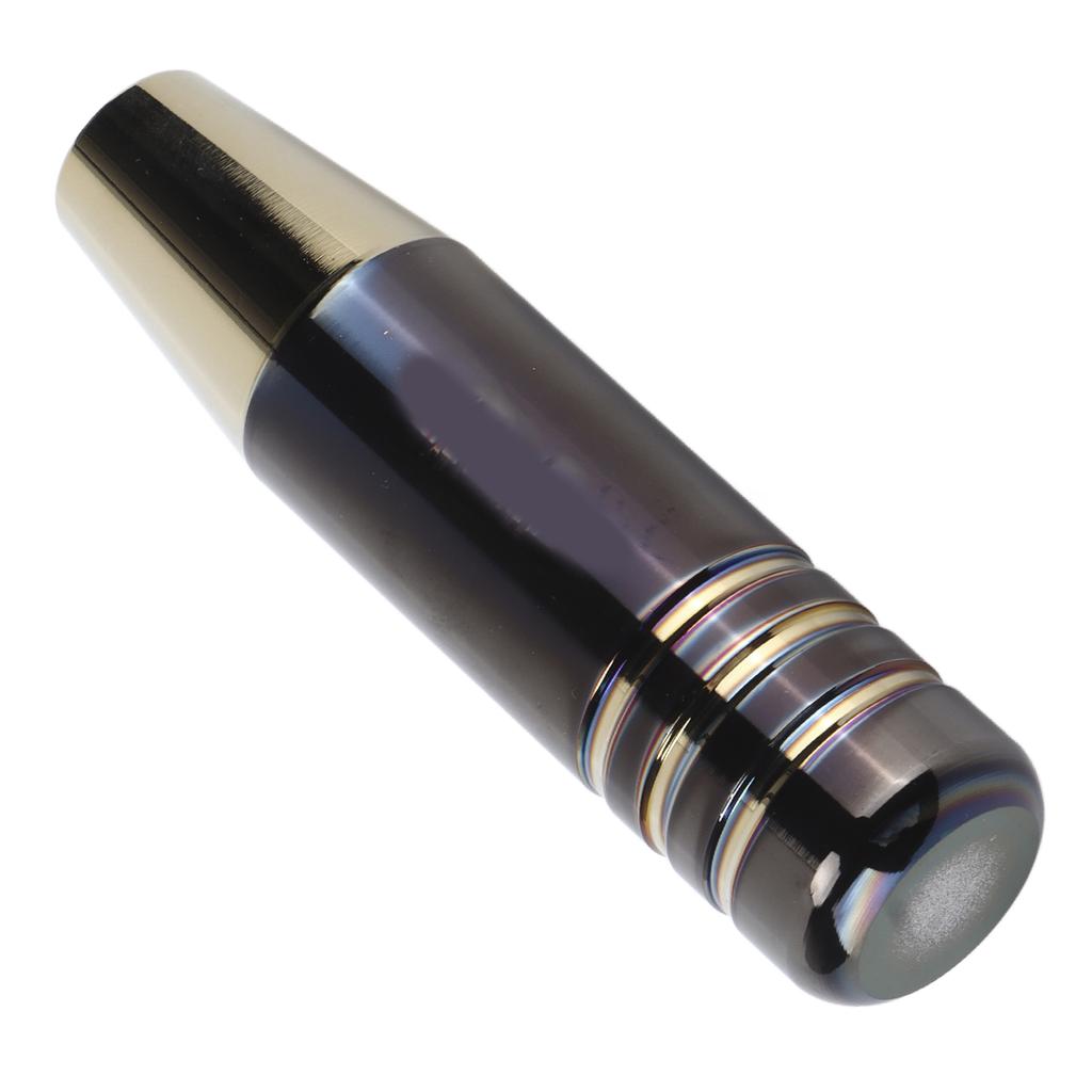 13cm Burnt Blue Gold Gear Shift Knob Shifter Lever Head Aluminium Alloy Universal Auto Parts