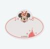 Minnie Mouse Name Tag Stickers, Set of 4, Iron-On, Tokyo Disney Resort Exclusive, Handmade Goods, Name Patch, Iron-On Print