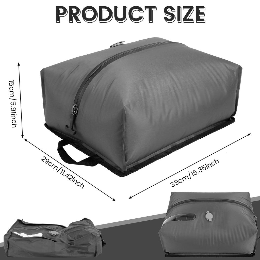 16L Vacuum Compression Bag Waterproof Moisture-Proof Portable Clothing Organizer Luggage Suitcase Reusable Travel Vacuum Bag