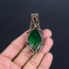 Green Flash Labradorite Pendant Gemstone Jewelry, 999 Copper Wire Wrapped Pendant, Handmade Jewelry Birthstone Pendant, Gift For Him
