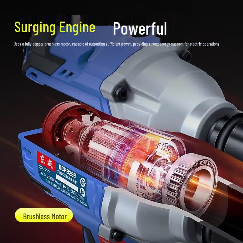 Dongcheng DCPB298 20V Brushless Cordless Impact Wrench CN plug (adapter included)