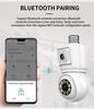 ICSEE HD Wireless Light Bulb Camera 6MP with Dual Light Night Vision and Mobile Remote Control