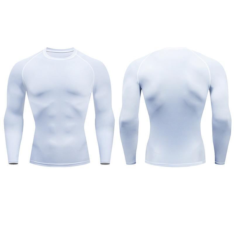 Sports Quick Drying Fitness Suit Men's Shirt Fitness Tight Long Sleeved Sportswear