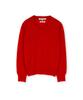 Beulaunyadeu W Extra Super Fine V-Neck Knit, Red