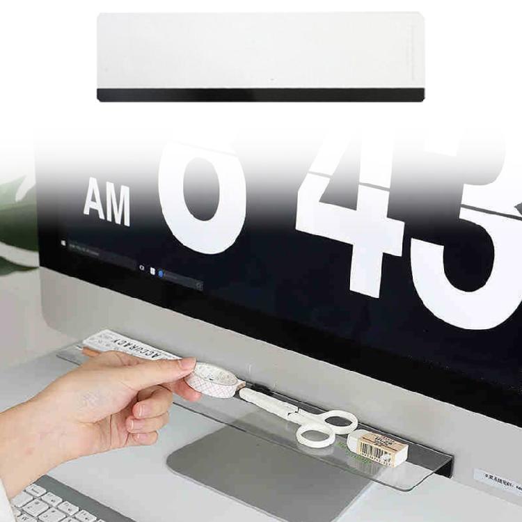 Computer Monitors Note Board Side Mount Computer Sticky Note Holder Message Memo Panel for Office Computer Screen