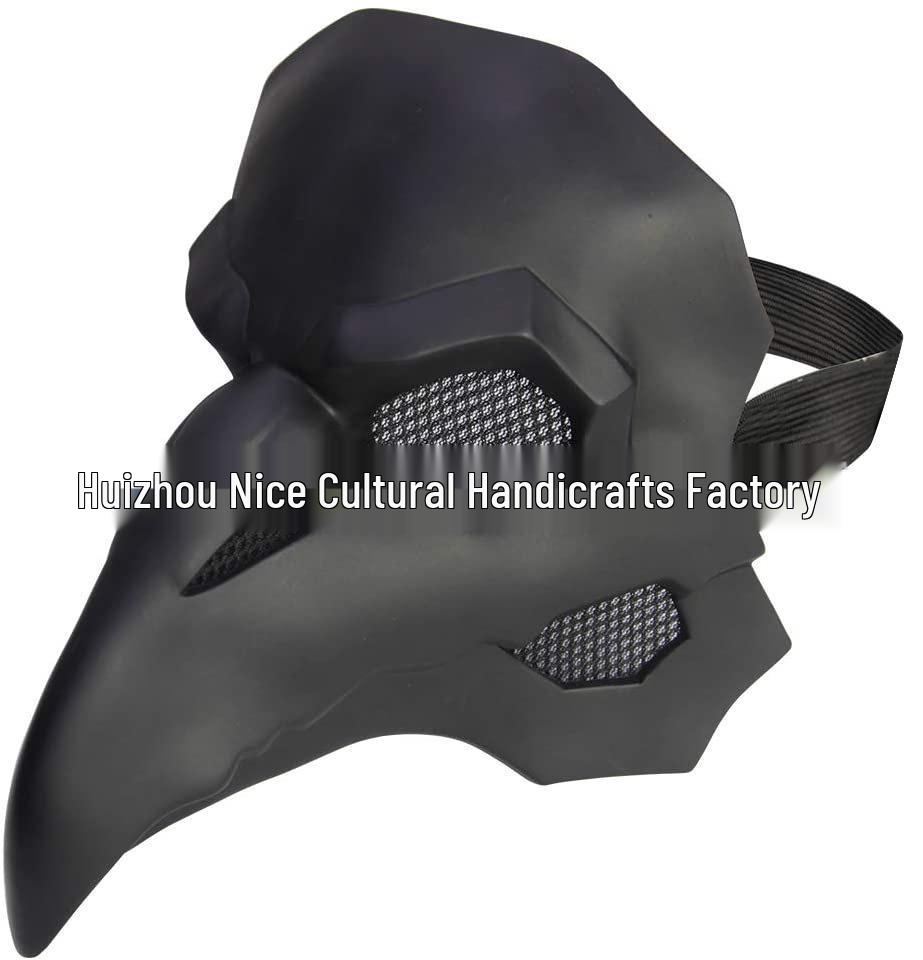 Halloween Plague Doctor Bird Beak Mask - Steampunk Costume Accessory