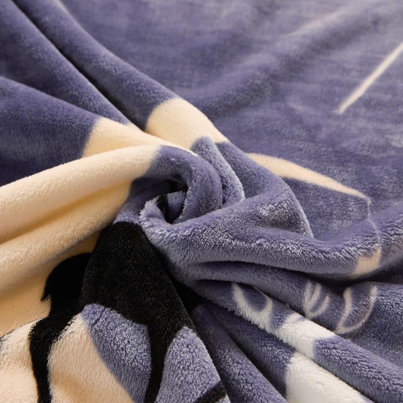 1pc Warm Blanket for Winter Single/Queen/King Size Coral Fleece Flannel Blanket for Sofa High Quality Plaids for Beds