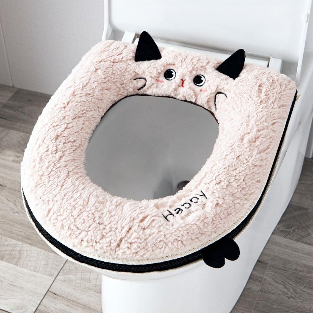 Soft Toilet Seat Cushion Cartoon Cat Toilet Seat Cover New Toilet Seat Pad  Universal