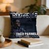 Game Tom Clancys The Division 2 Cushion Cover Short Plush Pillowcase for Bed Sofa Carwashable