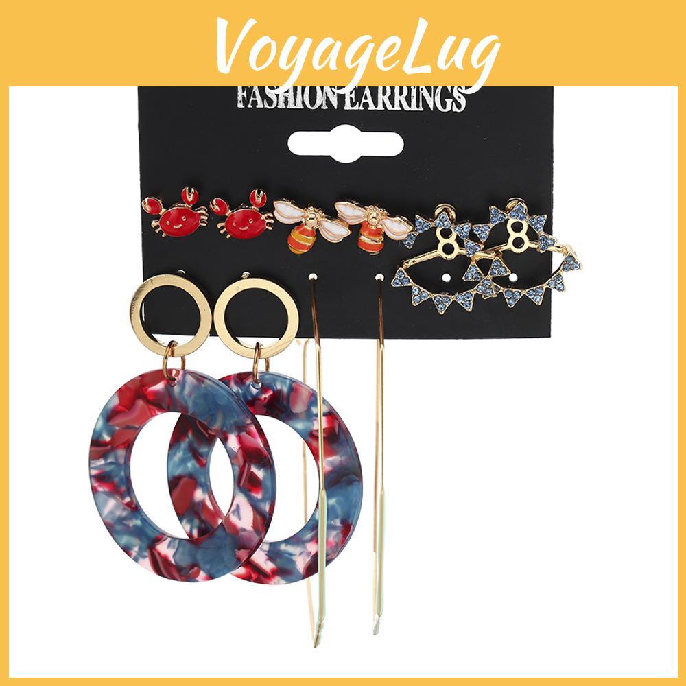 Cute Insect Alloy Earrings For Women Adorable Fashionable Ethnic Style Jewelry