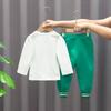 Toddler Boys' & Girls' Long-Sleeve Jacket Set - Fashionable Spring & Autumn Baseball Outfit.