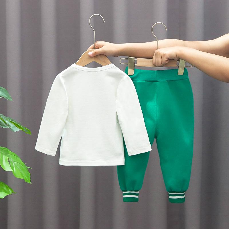 Toddler Boys' & Girls' Long-Sleeve Jacket Set - Fashionable Spring & Autumn Baseball Outfit.