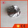 RHF5 Reverse 11+0 Blades 49.50/63.80mm Point Milling,snake Curve,high Performance Aluminum 2618/milling/billet Compressor Wheel