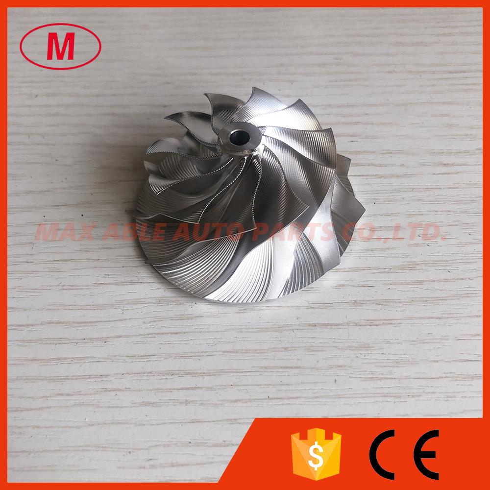 RHF5 Reverse 11+0 Blades 49.50/63.80mm Point Milling,snake Curve,high Performance Aluminum 2618/milling/billet Compressor Wheel