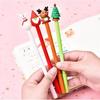 Christmas Gift Set Cartoon Santa Claus Pens Writing Pencils Creative Stationery Kids Multi-Color Marker School Supplies Snowman