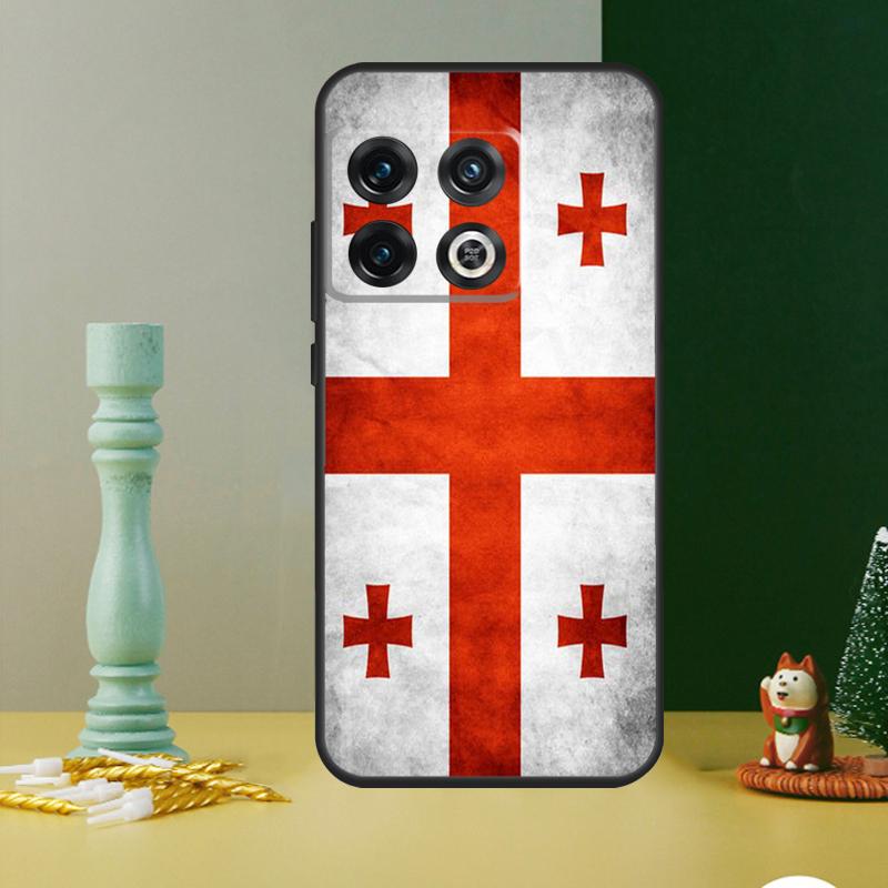 Georgia Flag Case For OnePlus Nord CE 4 2 3 Lite N20 N30 9 10 Pro 8T 9RT 10T 10R 12R 13R 11 12 13 Cover