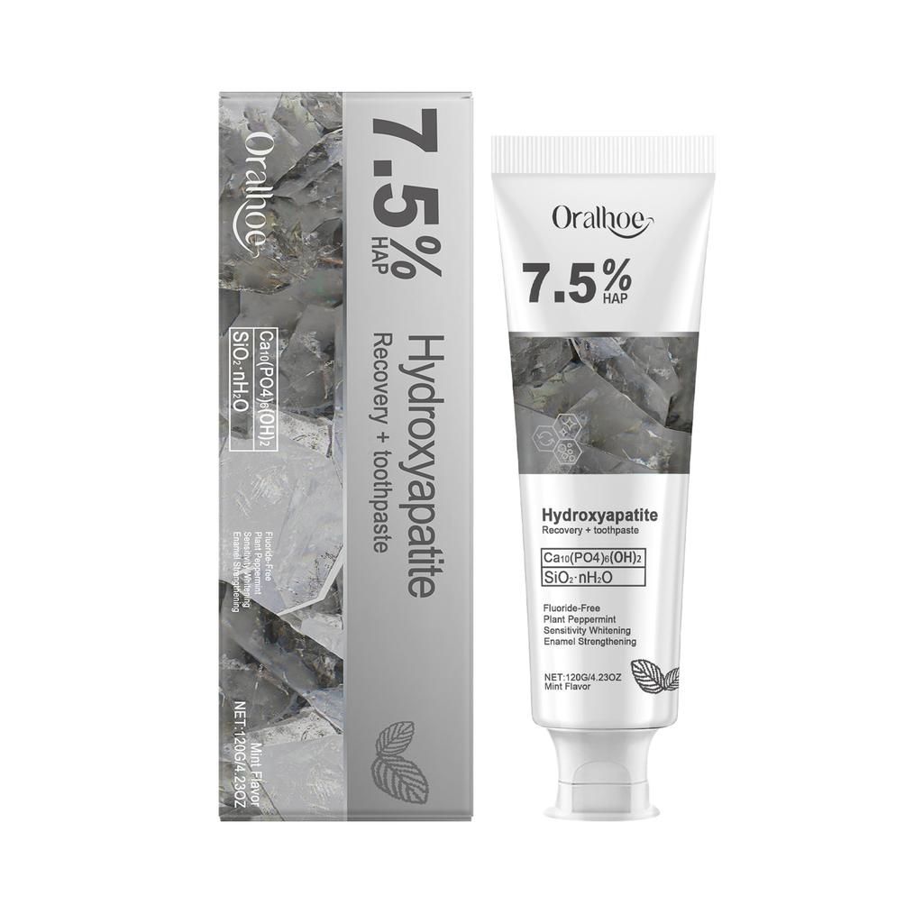 ORALHOE Aufhellende Zahnpasta für die tägliche Zahnfleischpflege, Sanfte Fleckenentfernung, 100 ml